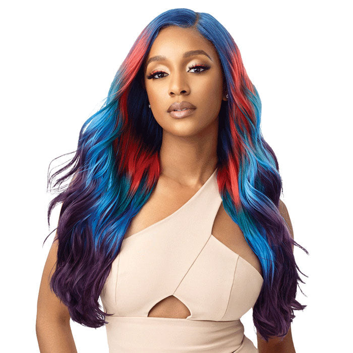 Outre Color Bomb Lace Front Wig ZAHARA | Hair Crown Beauty Supply