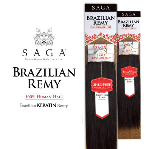 SAGA Brazilian Remy Yaki | Hair Crown Beauty Supply