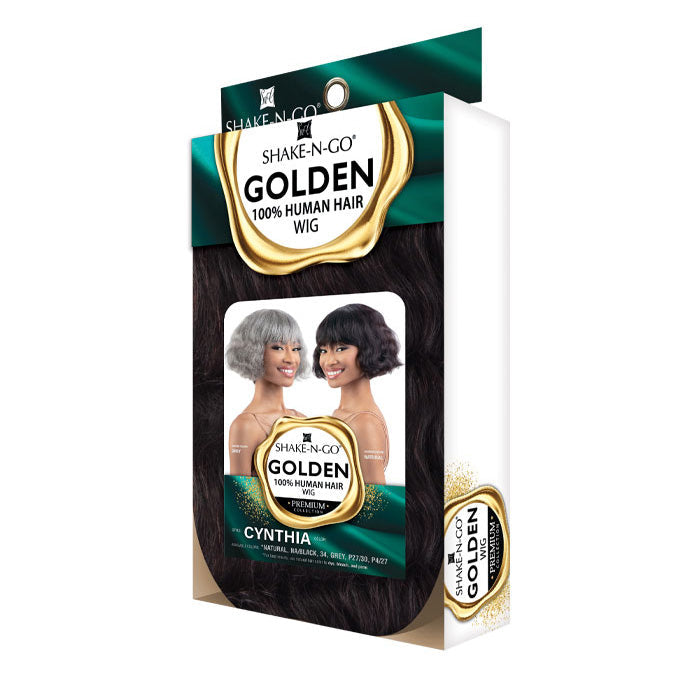 Shake-N-Go Golden 100% Human Hair Wig CYNTHIA | Hair Crown Beauty Supply