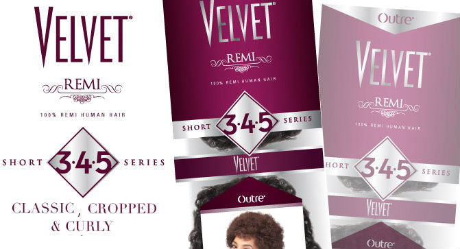 Outre Velvet REMI Short Series FINGER CURL 3" 4" 5" | Hair Crown Beauty Supply