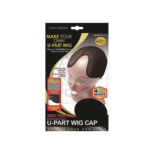 QFITT: Side Parting Invisible Lace Front U-Part Wig Cap #5016