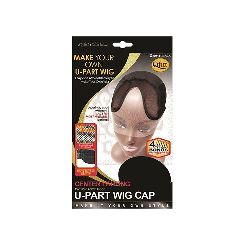 Qfitt Invisible Lace Front CENTER PARTING U-Part Wig Cap - Hair Crown Beauty Supply