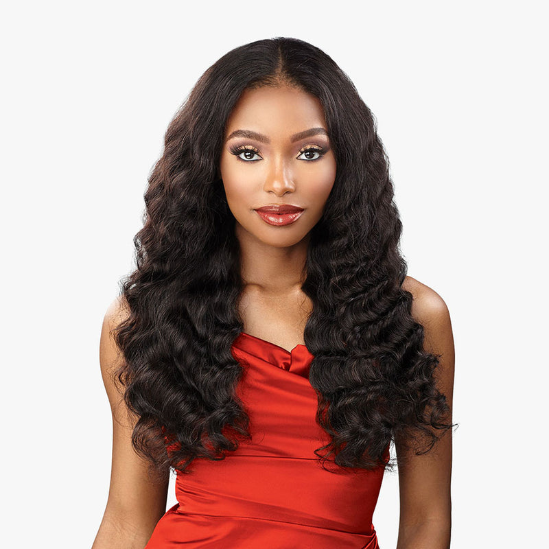 Sensationnel 100% Unprocessed Virgin Human Hair 13x4 HD Lace Wig LOOSE WAVE 24" | Hair Crown Beauty Supply