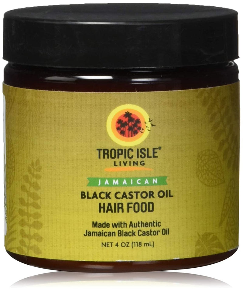 Tropic Isle Living Jamaican Black Castor Oil Hair Food 4oz | Hair Crown Beauty Supply