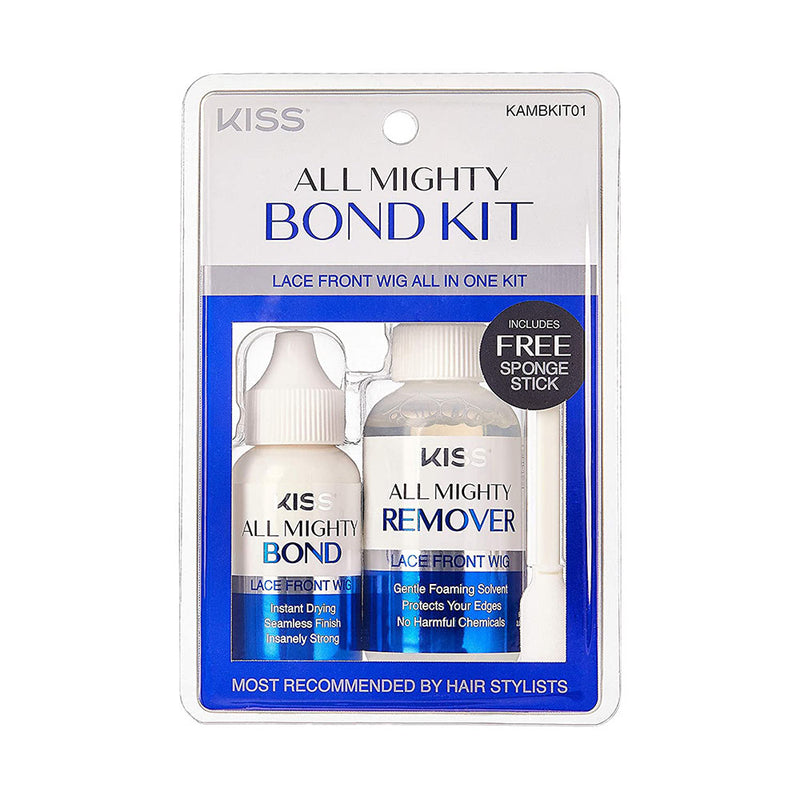 KISS All Mighty Bond Lace Wig Bond and Remover Kit | Hair Crown Beauty Supply