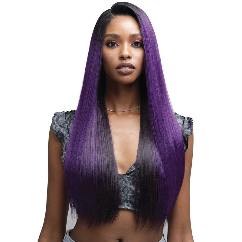 Bobbi Boss Human Hair Blend 13x4 Swiss Lace Front Wig MBLF180 DAYANA | Hair Crown Beauty Supply