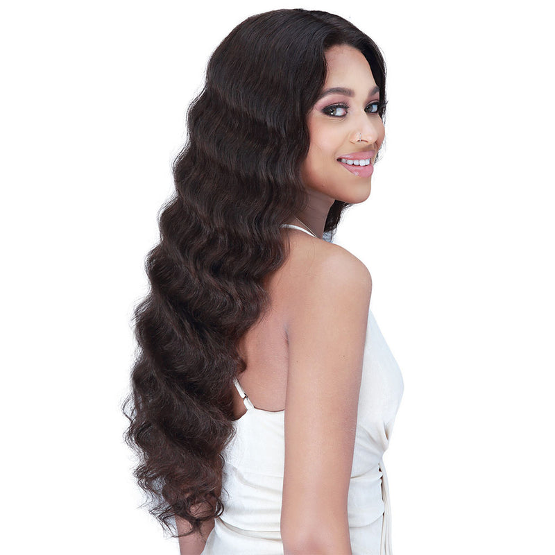 Bobbi Boss 100% Unprocessed Human Hair 13x4 360° HD Lace Wig MHLF516L NAHLA 24" | Hair Crown Beauty Supply