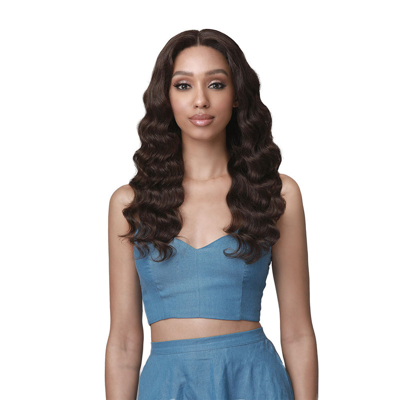 Bobbi Boss 100% Unprocessed Human Bundle Hair 360° HD Lace Wig MHLF516 NAHLA | Hair Crown Beauty Supply