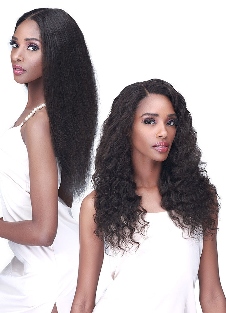 Bobbi Boss 100% Unprocessed Human Hair Wet & Wavy 360° HD Lace Wig MHLF519 WW BRAELYNN | Hair Crown Beauty Supply