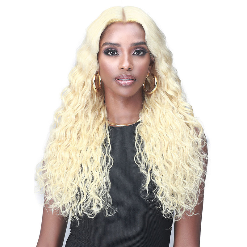 Bobbi Boss 100% Virgin Remy Hair 13x4 HD Lace Wig MHLF917 WATER WAVE 24 | Hair Crown Beauty Supply