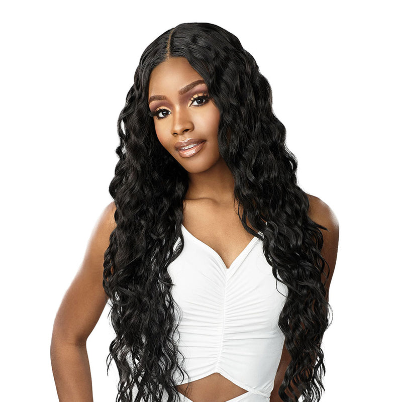 Sensationnel Butta Lace Human Hair Blend HD Lace Front Wig LOOSE CURLY 32" | Hair Crown Beauty Supply