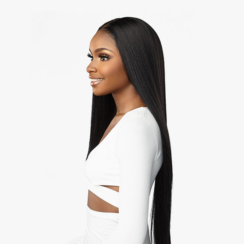 Sensationnel Butta Lace Human Hair Blend HD Lace Front Wig STRAIGHT 32" | Hair Crown Beauty Supply