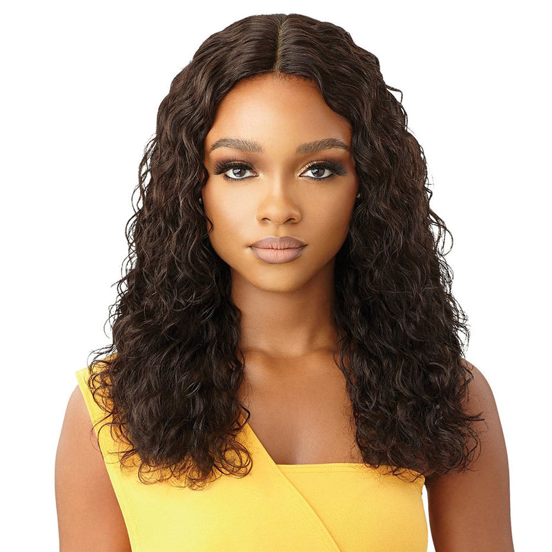 Outre The Daily Wig 100% Unprocessed Human Hair Lace Part Wig DEEP CURL 20" | Hair Crown Beauty Supply