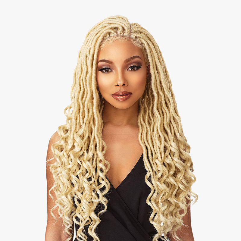 Sensationnel Cloud9 What Lace 4x4 Braided Lace Front Wig GODDESS LOCS | Hair Crown Beauty Supply