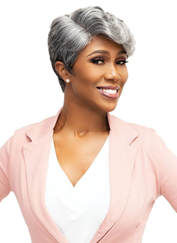 FEMI Ms Granny Collection Deep Part Synthetic Wig ANNE | Hair Crown Beauty Supply