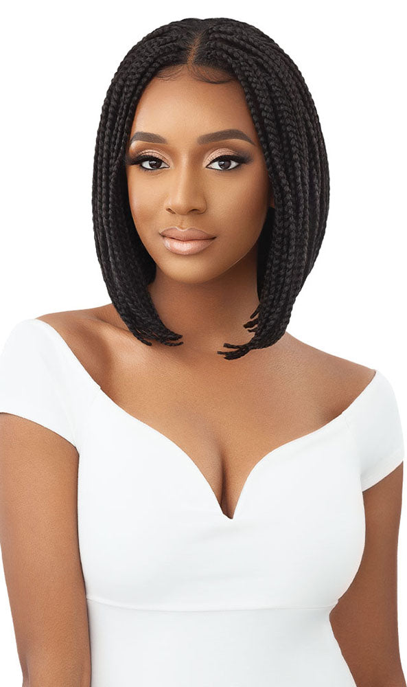 Outre 13x 4 HD Pre-Braided Lace Front Wig Knotless Triangle Part