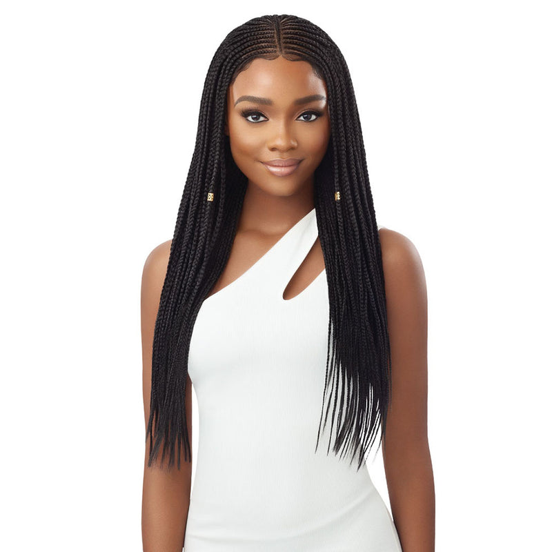 Outre Pre-Braided 13x4 HD Lace Front Wig FULANI MICRO CORNROW BRAIDS | Hair Crown Beauty Supply