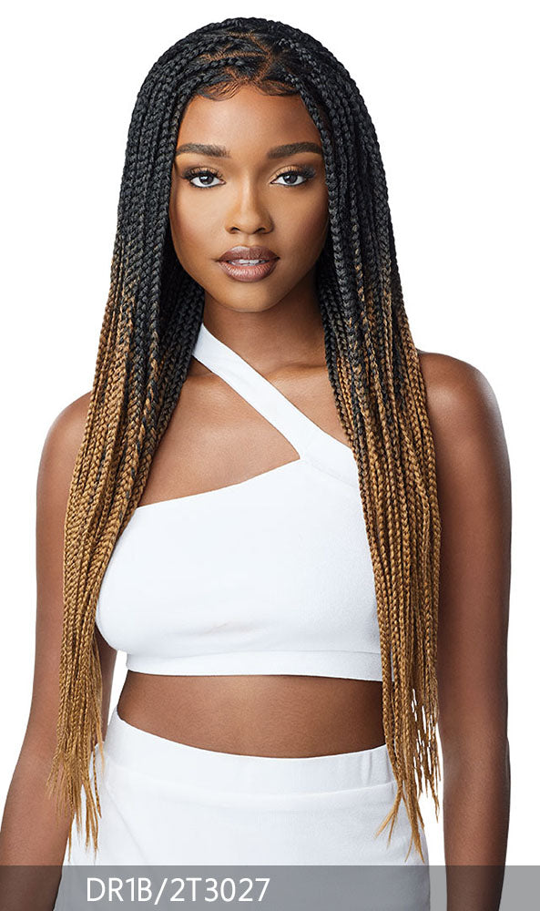 Outre Pre-Braided 13x4 HD Lace Front Wig KNOTLESS TRIANGLE PART BRAIDS | Hair Crown Beauty Supply