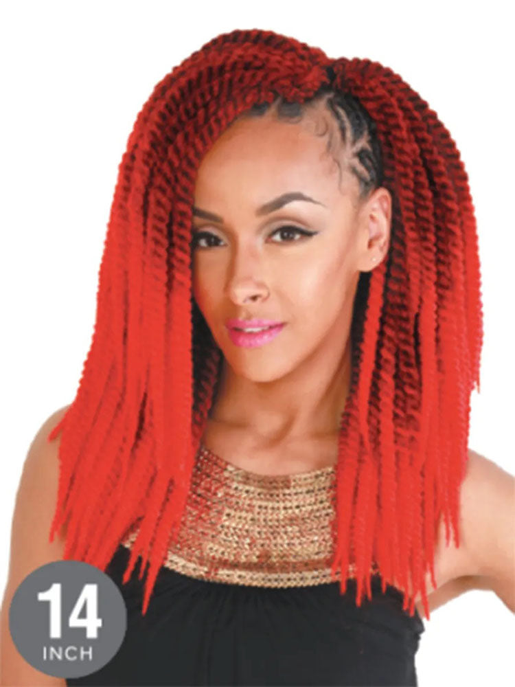 Zury Senegalese Twist Crochet Synthetic Braid BIG 14" | Hair Crown Beauty Supply