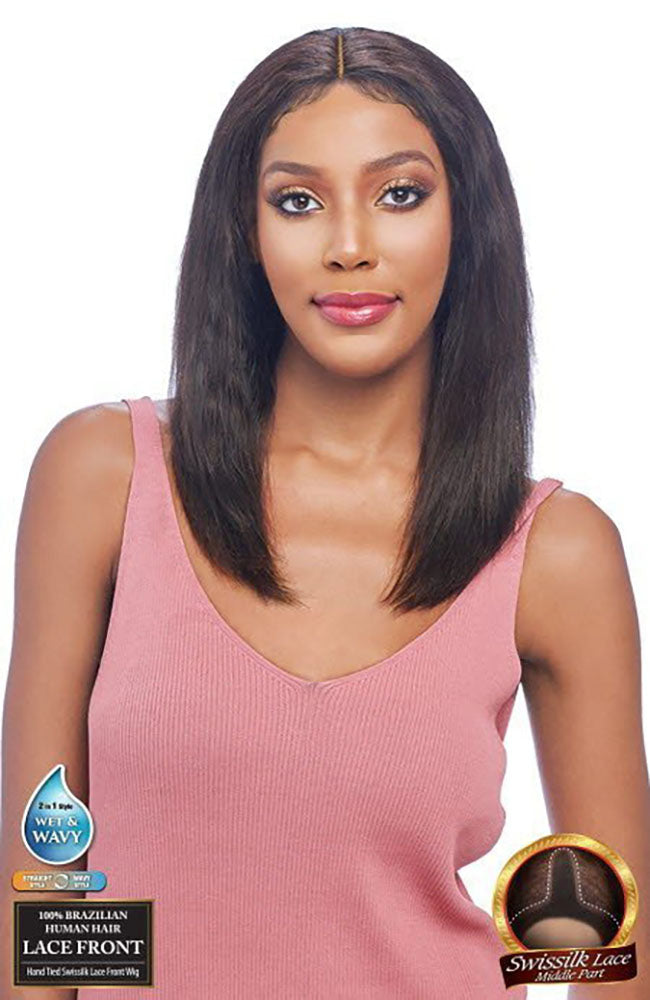 Vanessa 100% Brazilian Human Hair Wet & Wavy Lace Front Wig TMH GINI | Hair Crown Beauty Supply