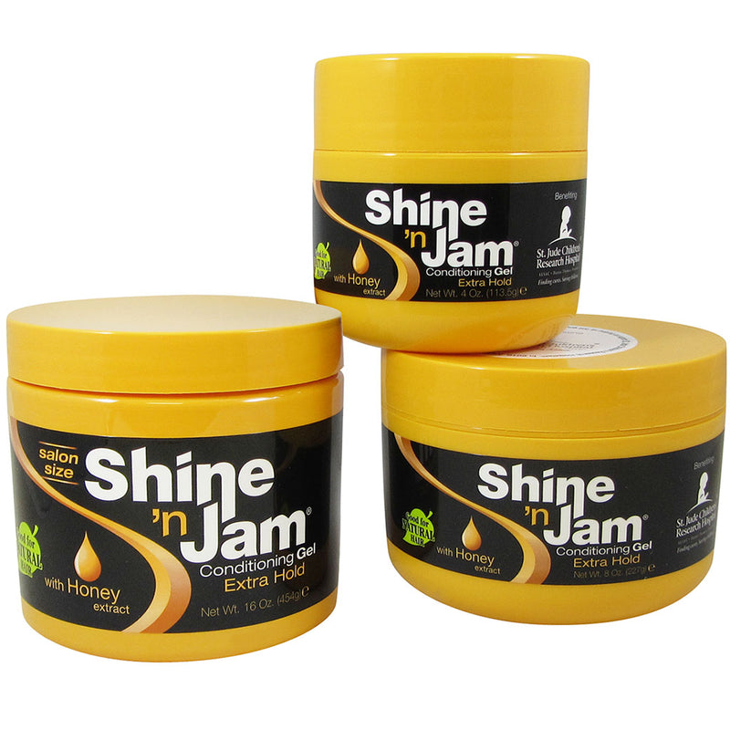 Ampro Shine n Jam Extra Hold Gel | Hair Crown Beauty Supply
