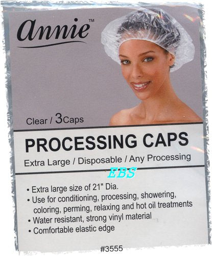 Annie Processing Cap Extra Large 3pc - Hair Crown Beauty Supply