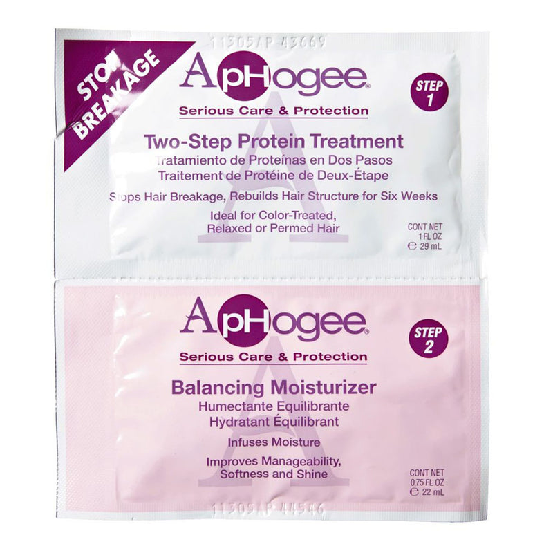 ApHogee Two Step Protein Treatment & Balancing Moisturizer - Hair Crown Beauty Supply