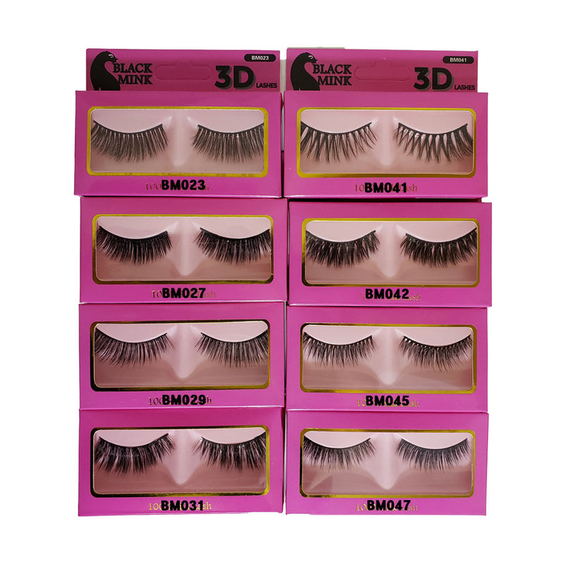 Black Mink 3D Lashes - Hair Crown Beauty Supply