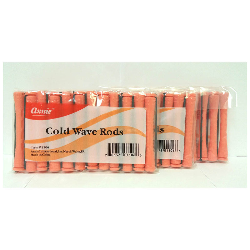 Annie Cold Wave Rods Pink 5/16" Long