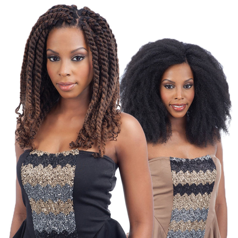 FreeTress EQUAL Cuban Twist Braid Double Strand Style 12" | Hair Crown Beauty Supply
