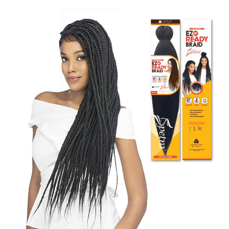 Amore Mio Pre stretched braiding hair 25" | Hair Crown Beauty Supply