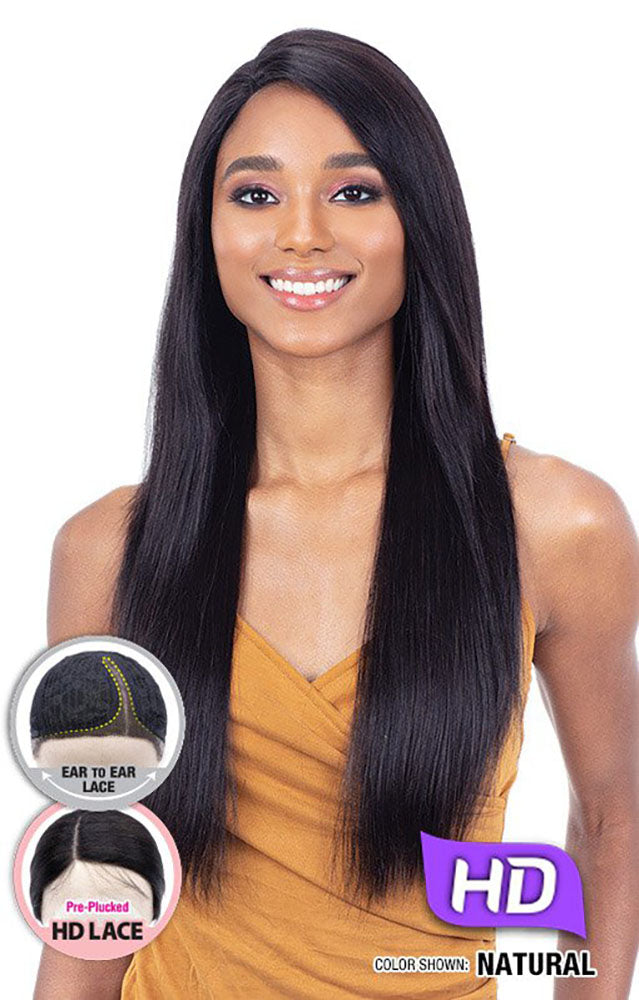 Shake-N-Go Girlfriend 100% Virgin Human Hair HD Lace Front Wig STRAIGHT 24" | Hair Crown Beauty Supply