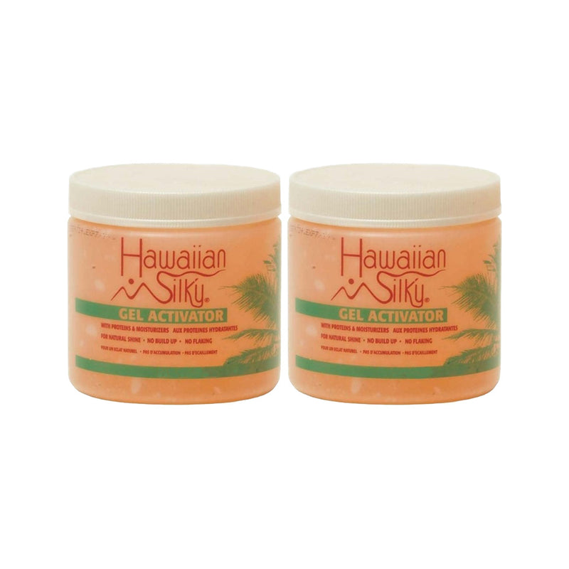 (2 Pack) Hawaiian Silky Gel Activator - Hair Crown Beauty Supply