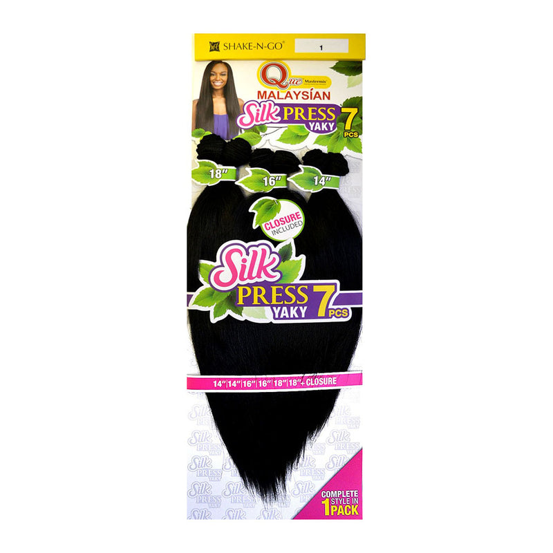 Que Mastermix Malaysian Silk Press Yaki - Hair Crown Beauty Supply