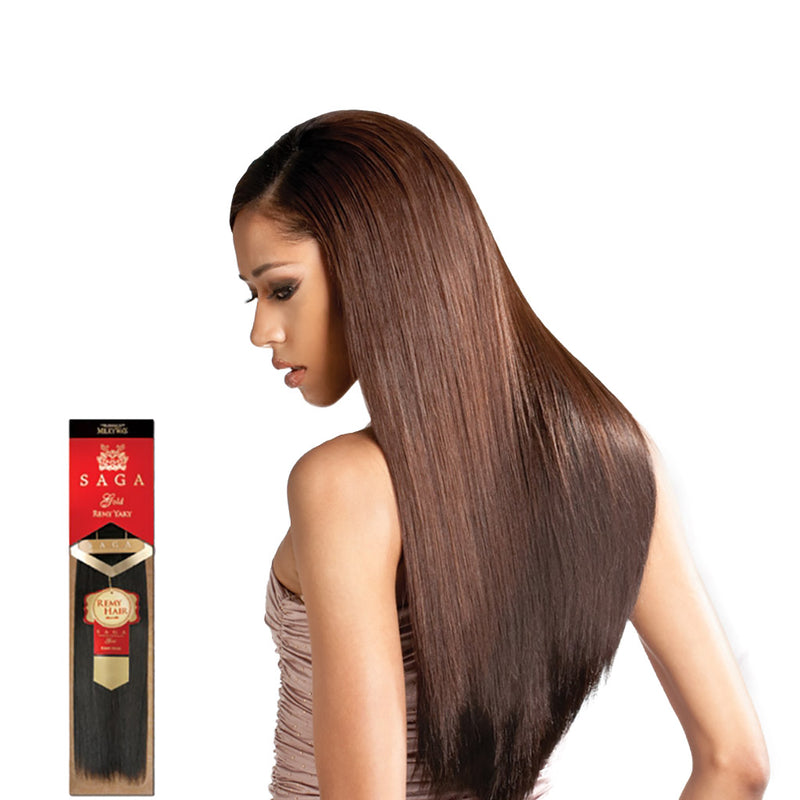 SAGA Gold Remy Yaki 14" - Hair Crown Beauty Supply