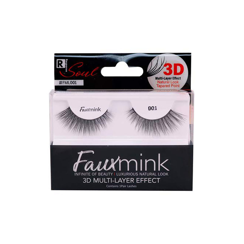 Response Soul 3D Multi-Layer Effect Faux Mink Lashes | Hair Crown Beauty Supply