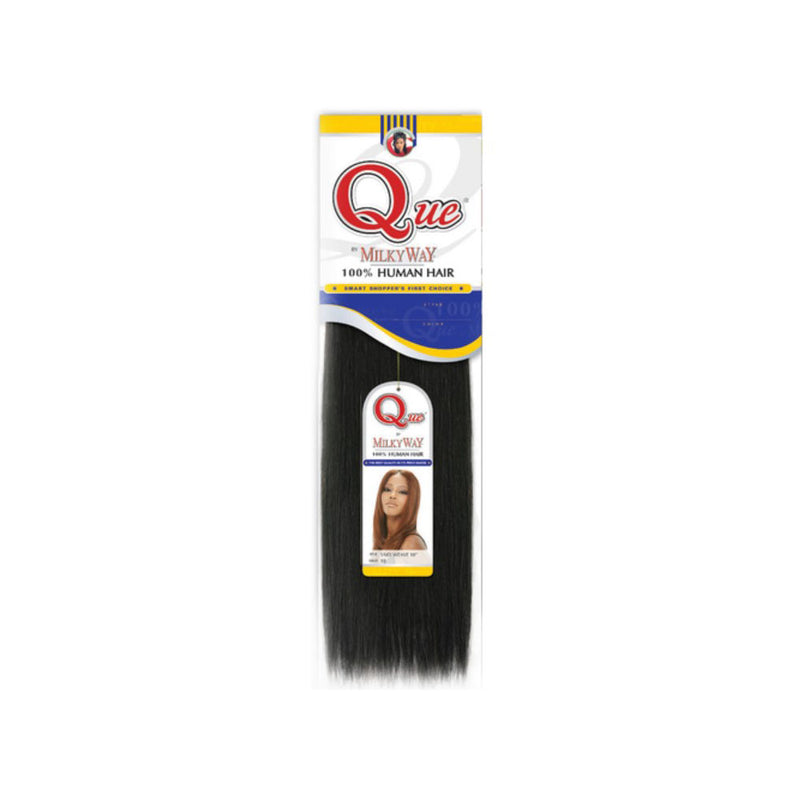 MilkyWay QUE  100% Human Hair Yaky Weave 12" | Hair Crown Beauty Supply